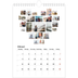 Fotokalender A4 (20 x 30 cm) — Collage shapes [Februari]