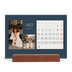 Bureaukalender met houten standaard  — Leisteen & schreef [omslag]