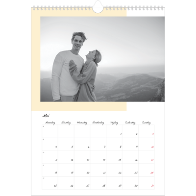 A3 Jaarkalender — Kleur frames [omslag]