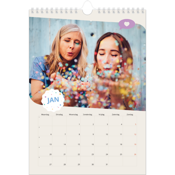 Fotokalender A4 — Iconische verjaardag