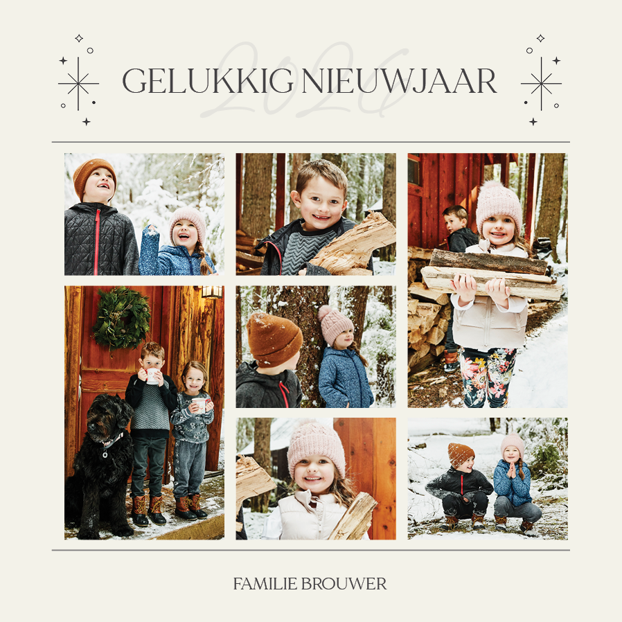 Fotokaarten — Cool nieuw jaar