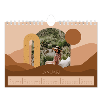 Fotokalender A5 — Neutrale bergen
