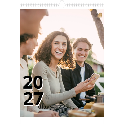 A3 Jaarkalender — Letter stijl [omslag]