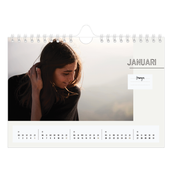 Fotokalender A5 — Notitie kalender