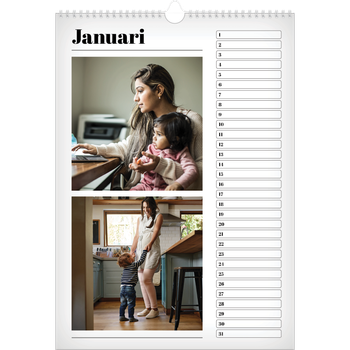 Fotokalender A3 — Vers van de pers