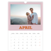 A3 Jaarkalender — Retro stijl frames [April]