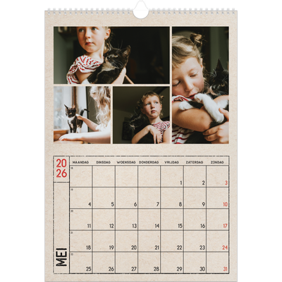 A3 Jaarkalender — Stempel effect [omslag]