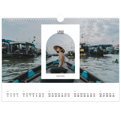 Fotokalender A3 — De open boog [April]