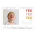 Fotokalender A5 — Bont gekleurd [Februari]