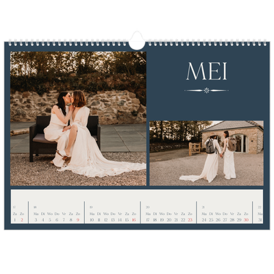 Fotokalender A3 — Leisteen & schreef [Mei]
