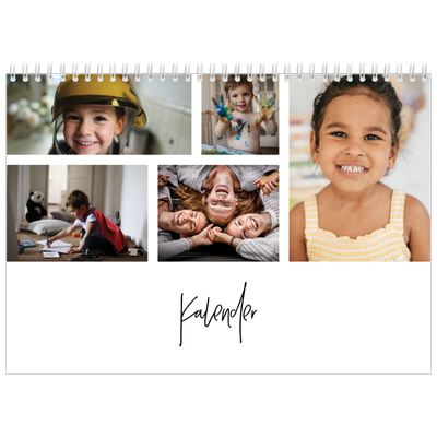 Fotokalender A4 Dubbel (30 x 40 cm) — Foto arrangement [omslag]