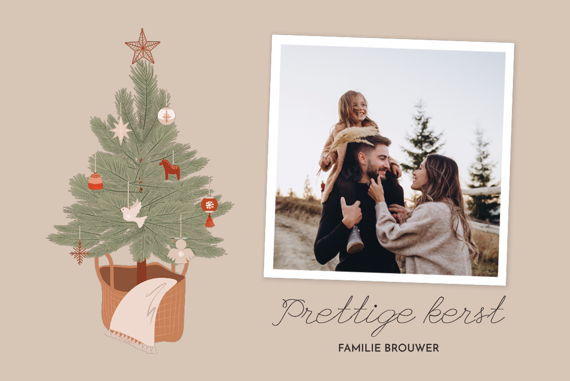 Fotokaarten — Feestelijke boom