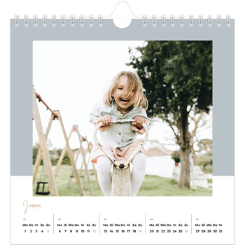 Fotokalender Vierkant — Aardse frames