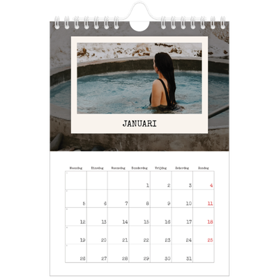 Fotokalender A5 — De portretselectie [Januari]