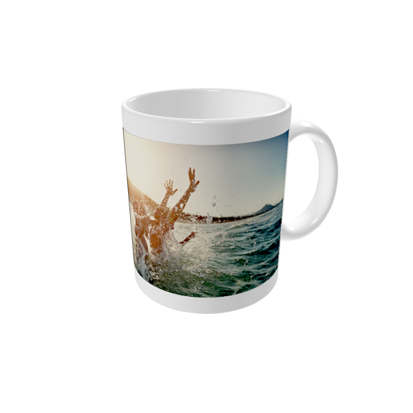 Mok bedrukken — Strook effect