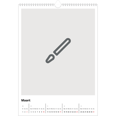 A3 Jaarkalender — Ontwerp je eigen fotoproduct [Maart]