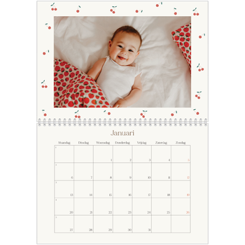 Fotokalender A4 Dubbel — Kersen gelukzaligheid