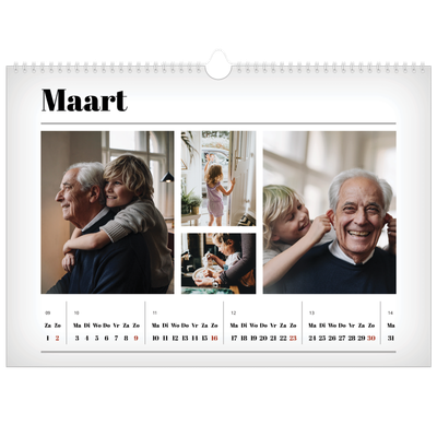 Fotokalender A3 — Vers van de pers [Maart]
