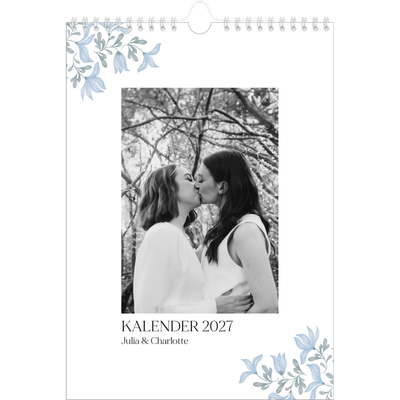 Fotokalender A4 (20 x 30 cm) — Elegant bloemig [omslag]