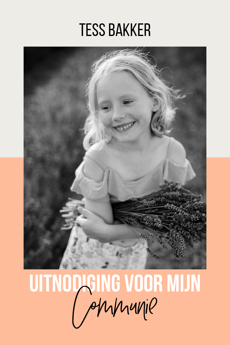 Uitnodigingen — Kleurrijke communie