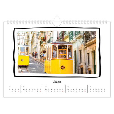 Fotokalender A4 — Plakboekmomenten [Januari]