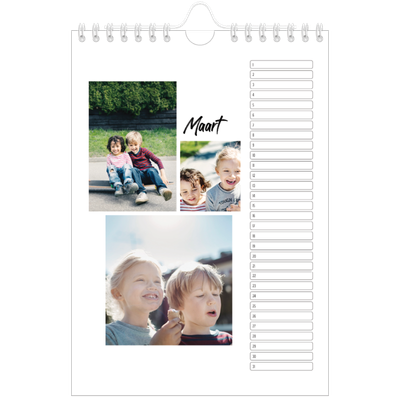 Fotokalender A5 — Dit ben ik [Maart]
