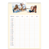 A4 Familieplanners — Modern - gezinsplanner 5 personen [Februari]
