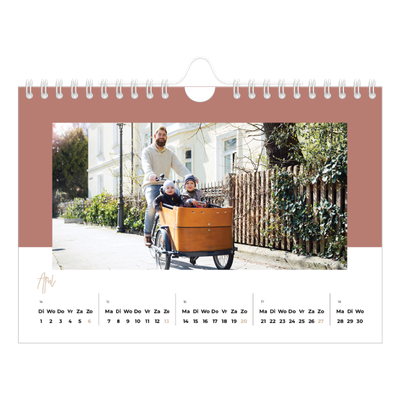 Fotokalender A5 — Aardse frames [April]