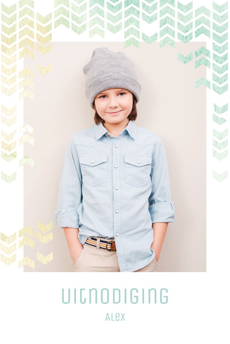 Uitnodigingen — Geometrische regen