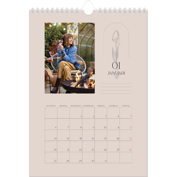 Fotokalender A4 — Simpel botanisch