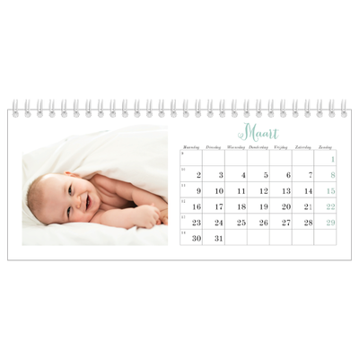 Bureaukalenders — Hallo wereld [Maart]