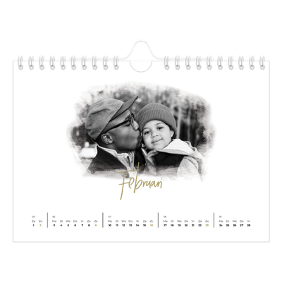 Fotokalender A5 — Foto effect [Februari]