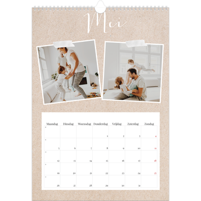 A3 Jaarkalender — Scrapbook kalender [omslag]