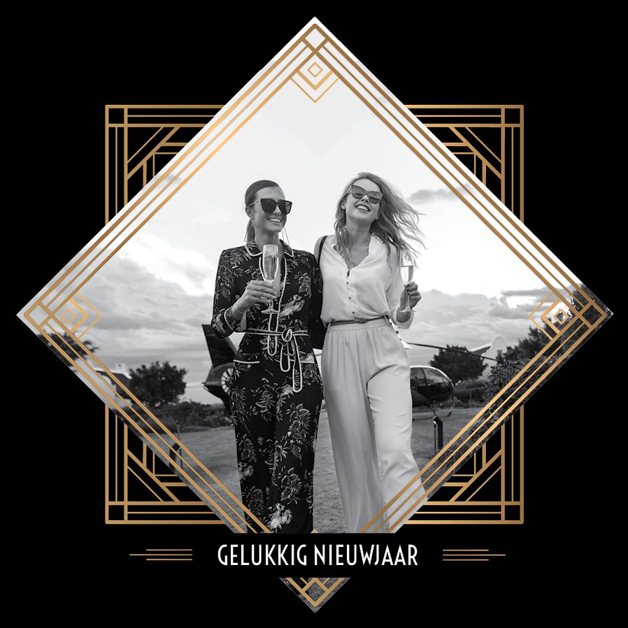 Fotokaarten — Nieuwjaar in Gatsby-stijl