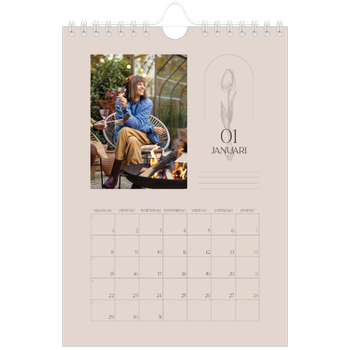 Fotokalender A5 — Simpel botanisch