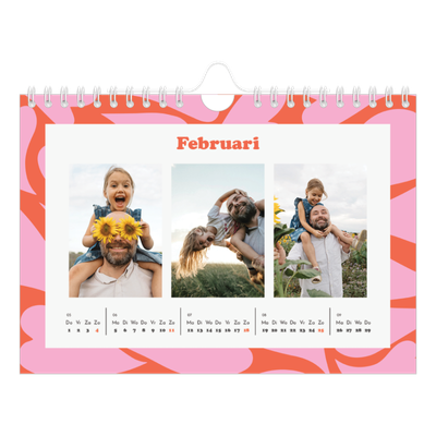 Fotokalender A5 — Speelse patronen [Februari]