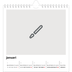 Jaarkalenders vierkant — Ontwerp je eigen fotoproduct [Januari]
