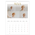 A3 Jaarkalender — Gouden tekst groot [Maart]