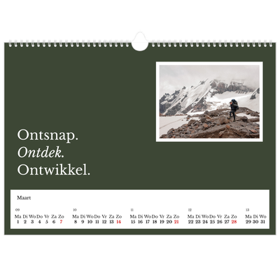 Fotokalender A3 — Redactionele Aarde [Maart]