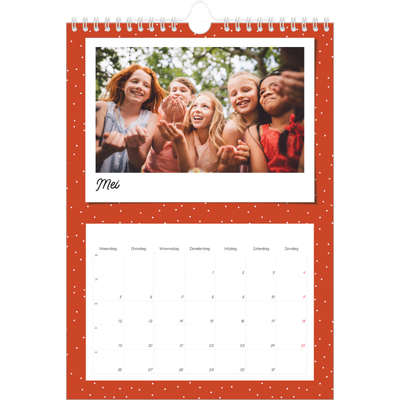 Fotokalender A4 (20 x 30 cm) — Snapshots in felle kleuren [omslag]