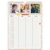 A3 Familieplanners — Rustiek - gezinsplanner 3 personen [Maart]