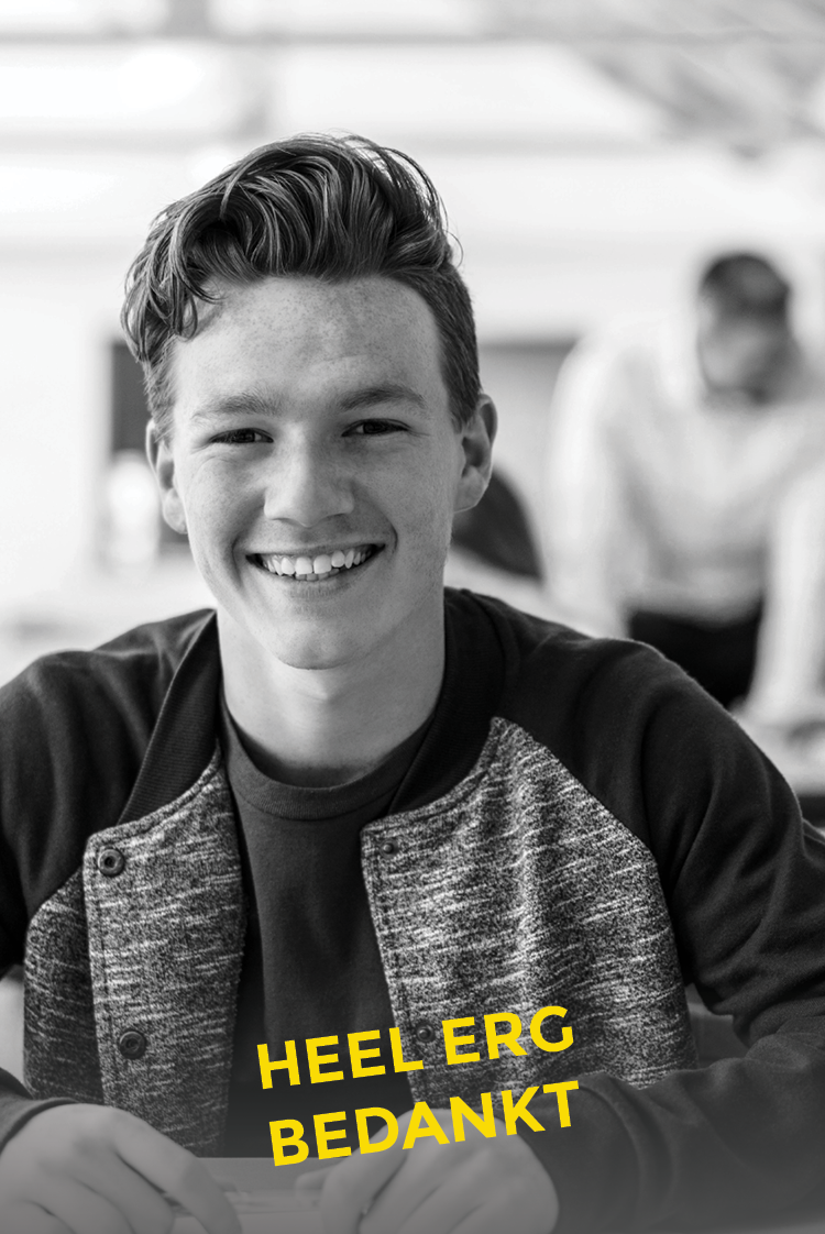 Bedankkaarten — Tienerfeest