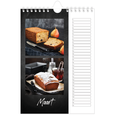 Fotokalender A5 — Krijtbord stijl [Maart]