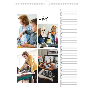 Verjaardagskalenders A3 — Dit ben ik [April]