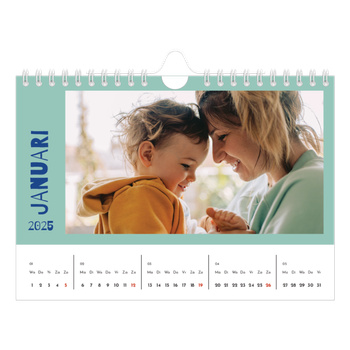 Fotokalender A5 — Vrolijk & kleurrijk
