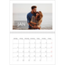 Fotokalender A4 Dubbel (30 x 40 cm) — Overlay van datumvak [Januari]