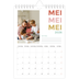 Fotokalender A5 — Bont gekleurd [omslag]