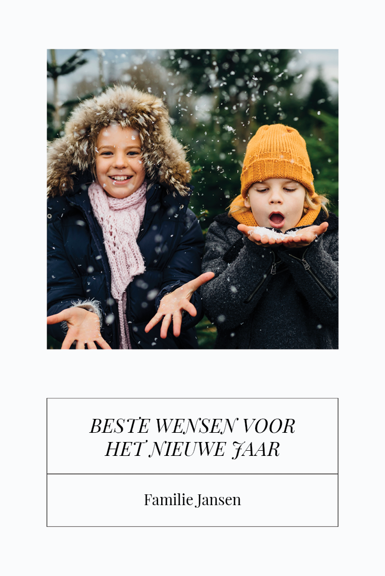 Fotokaarten — Eenvoudig frame