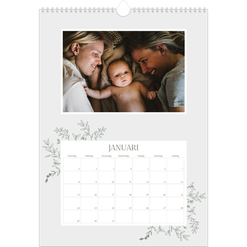 Fotokalender A3 — Hand gemaakte bloemen