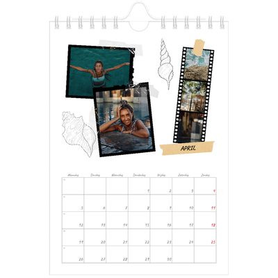 Fotokalender A5 — Plakboek flair [April]